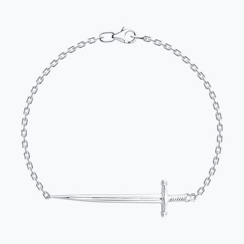 Браслет из серебра - видео на модели