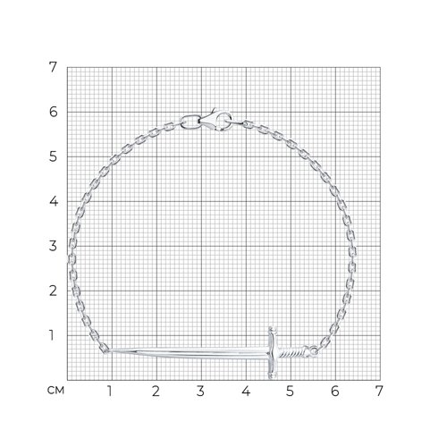 Браслет из серебра из серебро — вид 6
