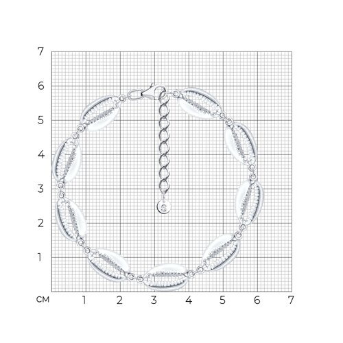 Браслет из серебра из серебро — вид 6