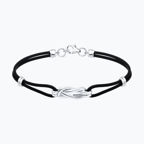 Браслет из серебра - видео на модели