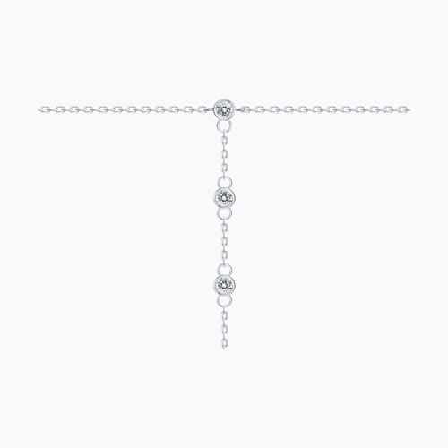 Браслет из серебра с фианитами из серебро — вид 3