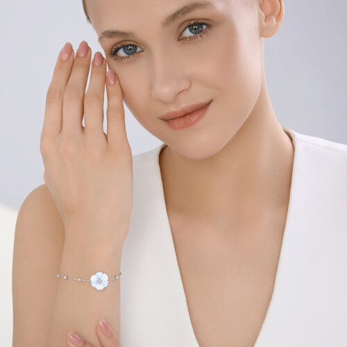 Браслет из серебра с эмалью из серебро — вид 5