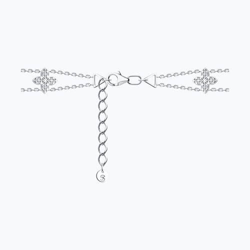 Браслет из серебра с фианитами и эмалью из серебро — вид 3