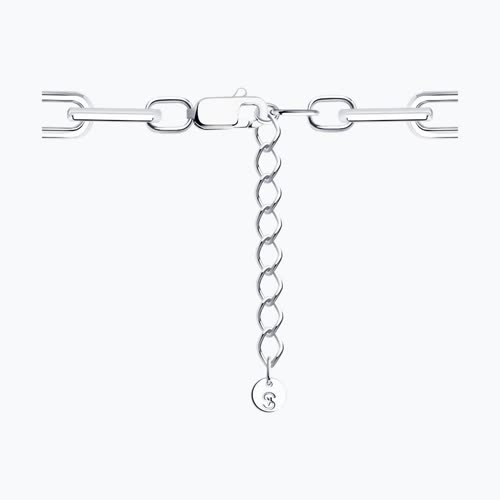 Браслет из серебра с фианитами из серебро — вид 2