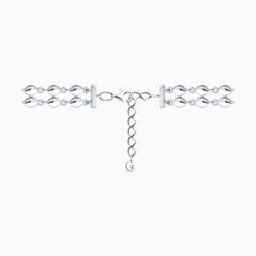 Браслет из серебра с фианитами из серебро — вид 2