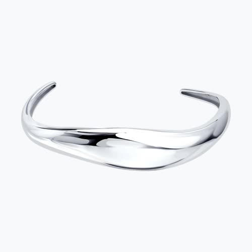 Браслет из серебра - видео на модели