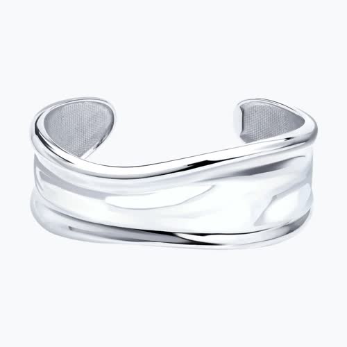 Браслет из серебра - видео на модели