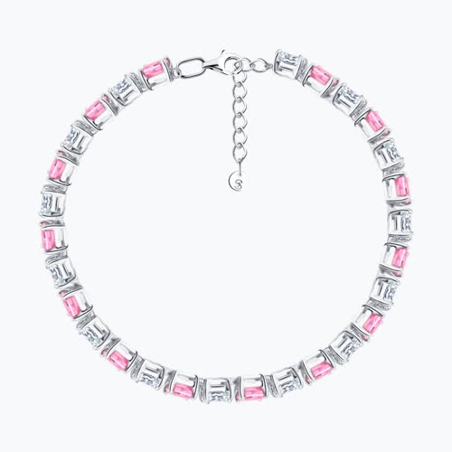 Браслет из серебра с фианитами из серебро — вид 2