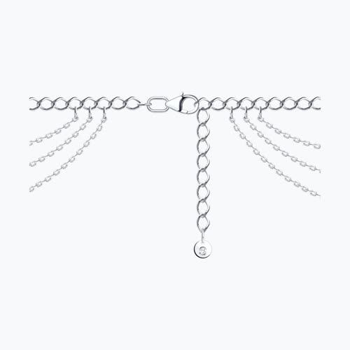 Браслет из серебра с синтетическим жемчугом из серебро — вид 2