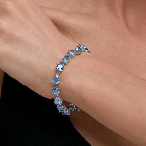 Браслет из серебра с фианитами из серебро — вид 2