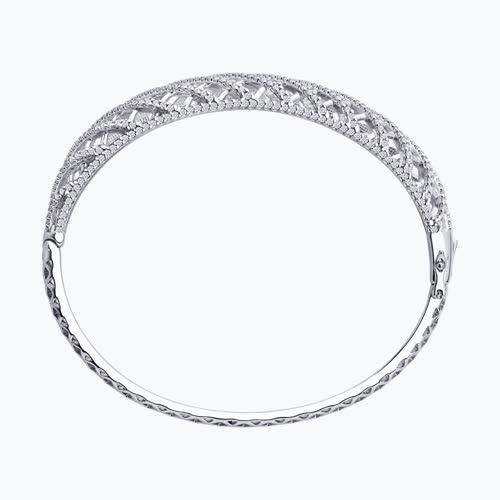 Браслет из серебра с фианитами из серебро — вид 2