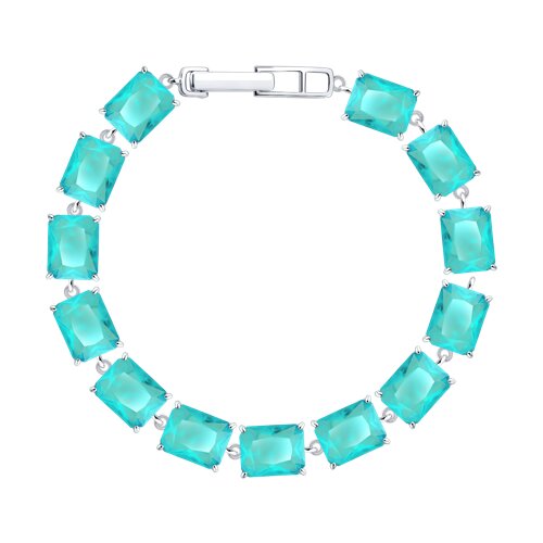 Браслет из серебра с дуплетами - видео