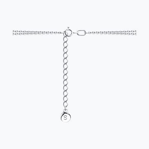 Колье из серебра с фианитами из серебро — вид 2