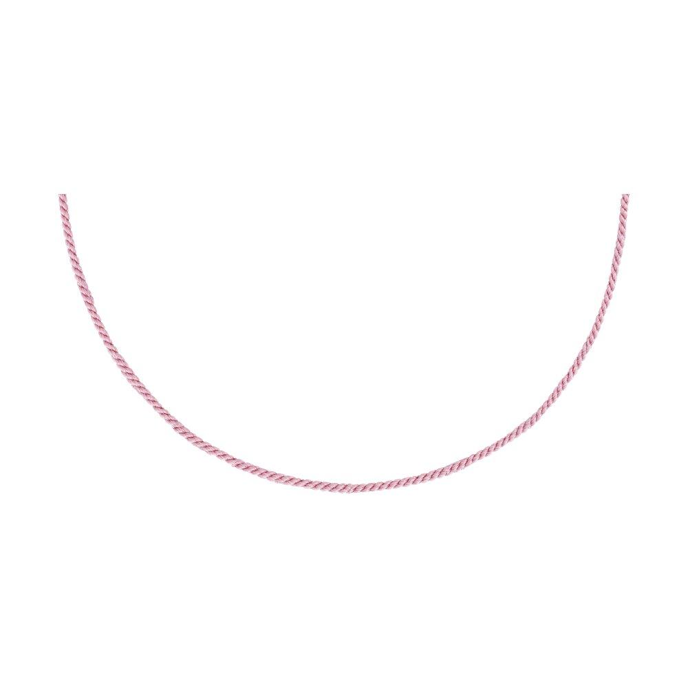 Текстильный шнурок с серебряным замком - видео на модели