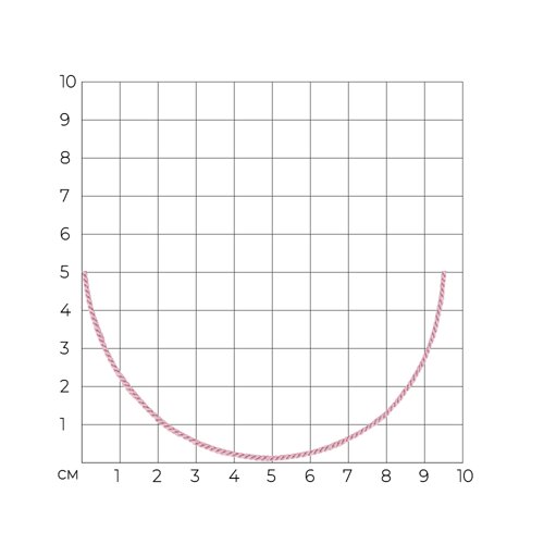 Текстильный шнурок с серебряным замком из серебро — вид 4