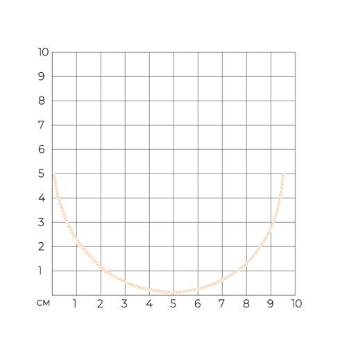 Текстильный шнурок с серебряным замком из серебро — вид 4