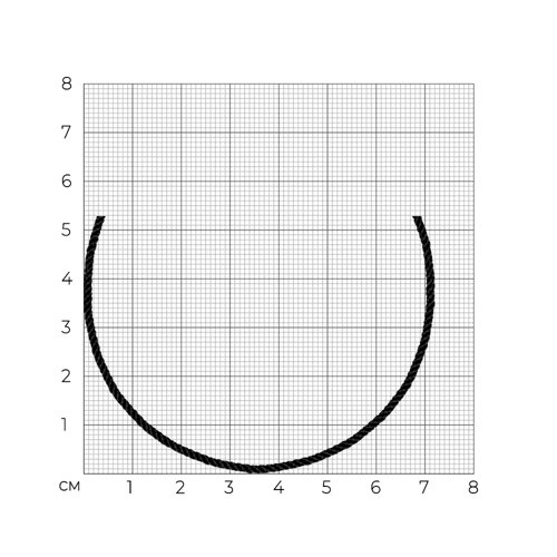 Текстильный шнурок с серебряным замком из серебро — вид 4