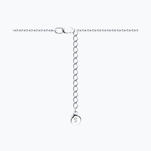 Колье из серебра с фианитами из серебро — вид 2