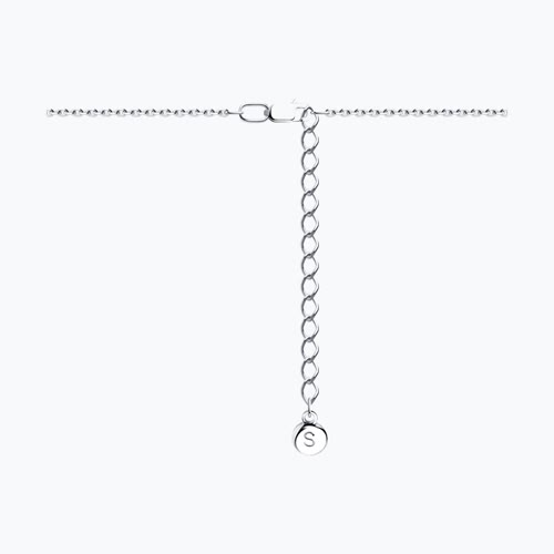 Колье из серебра с корундами из серебро — вид 2