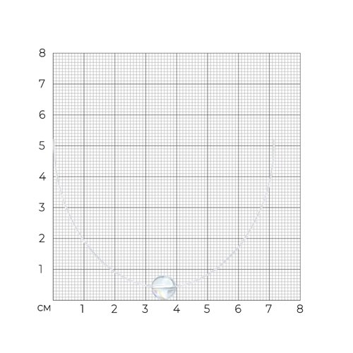 Колье из серебра с кристаллом из серебро — вид 4