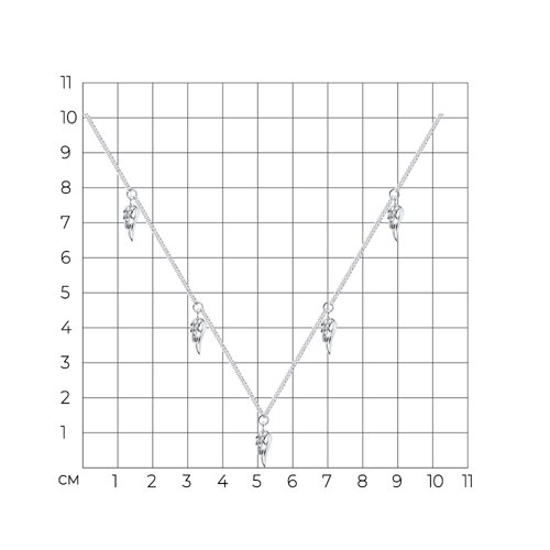 Колье из серебра из серебро — вид 4
