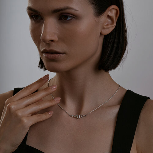 Колье из серебра из серебро — вид 3