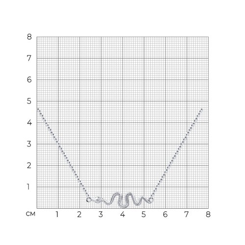 Колье из серебра из серебро — вид 4