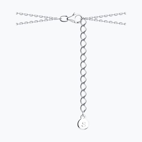 Колье из серебра с фианитами из серебро — вид 2