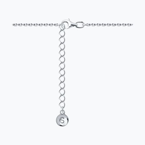 Колье из серебра с фианитами из серебро — вид 2