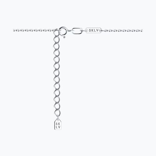 Колье из серебра с фианитами из серебро — вид 2