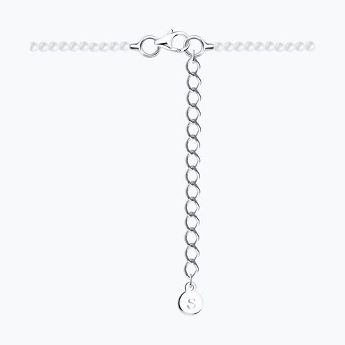 Колье из серебра с фианитами из серебро — вид 2