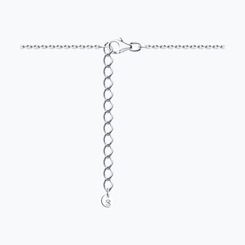 Колье из серебра с фианитами из серебро — вид 2