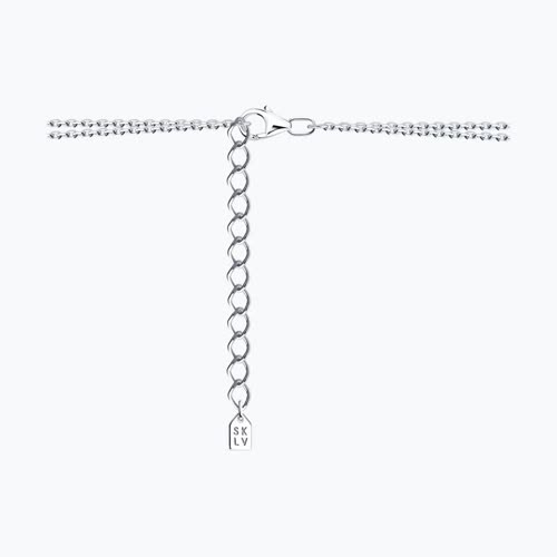 Колье из серебра с фианитами из серебро — вид 2