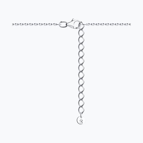 Колье из серебра с фианитами из серебро — вид 2