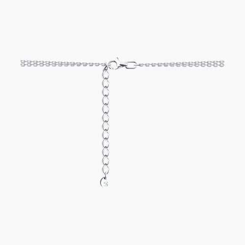 Колье из серебра с фианитами из серебро — вид 2