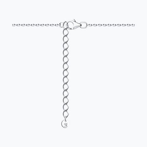 Колье из серебра с фианитами из серебро — вид 2