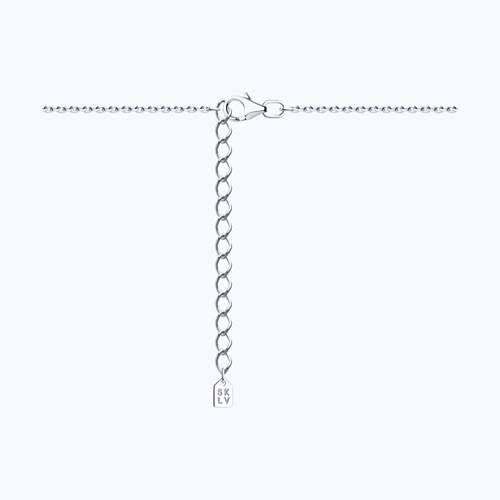 Колье из серебра с фианитами из серебро — вид 2