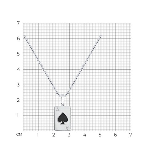 Колье из серебра с эмалью из серебро — вид 5