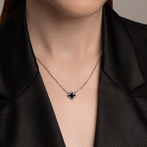 Колье из серебра с эмалью из серебро — вид 3