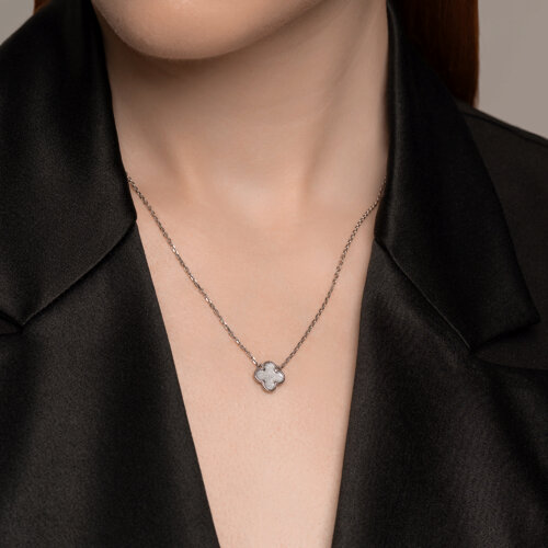 Колье из серебра с эмалью из серебро — вид 3