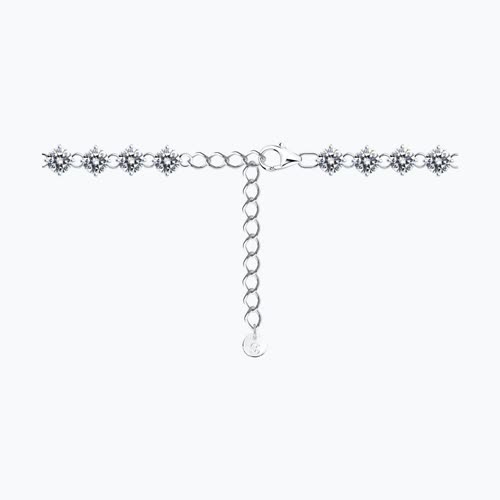 Колье из серебра с фианитами из серебро — вид 2