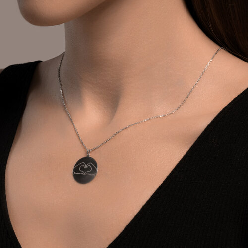 Колье из серебра с эмалью из серебро — вид 3