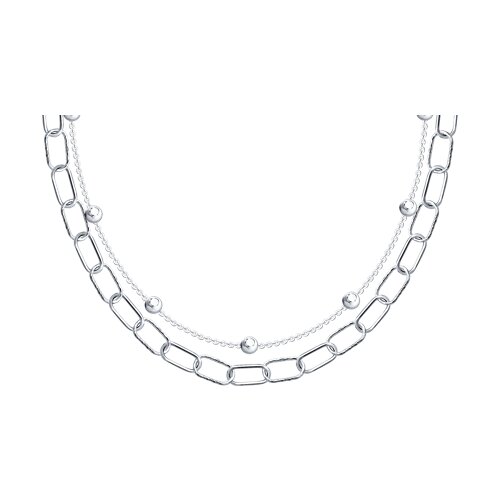 Колье из серебра