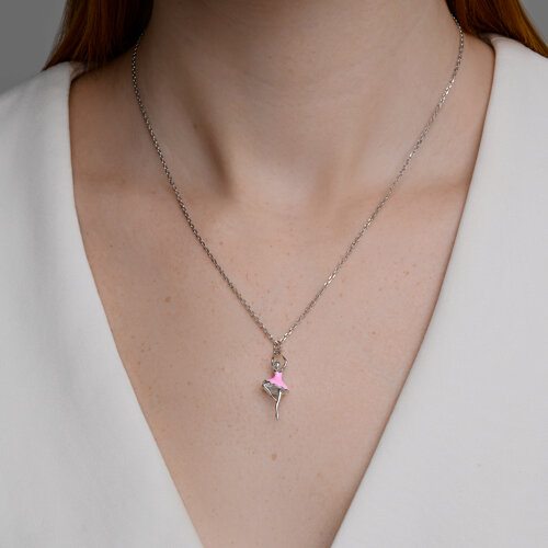 Колье из серебра с эмалью из серебро — вид 3