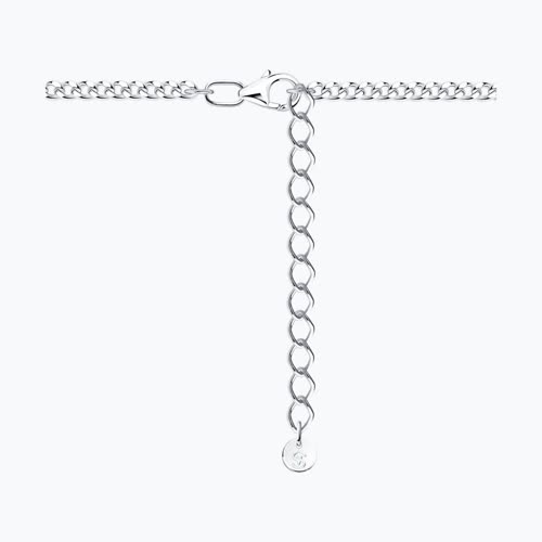 Колье из серебра с фианитом из серебро — вид 2