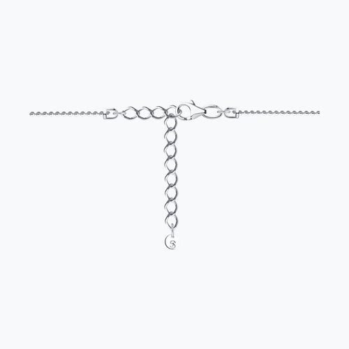 Колье из серебра с фианитом и эмалью из серебро — вид 2