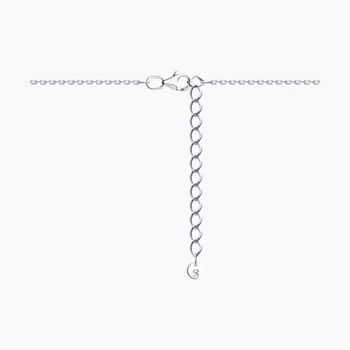 Колье из серебра с фианитами из серебро — вид 2