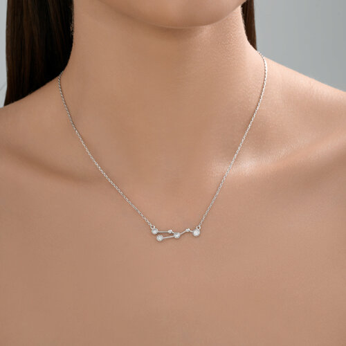 Колье из серебра с фианитами из серебро — вид 3