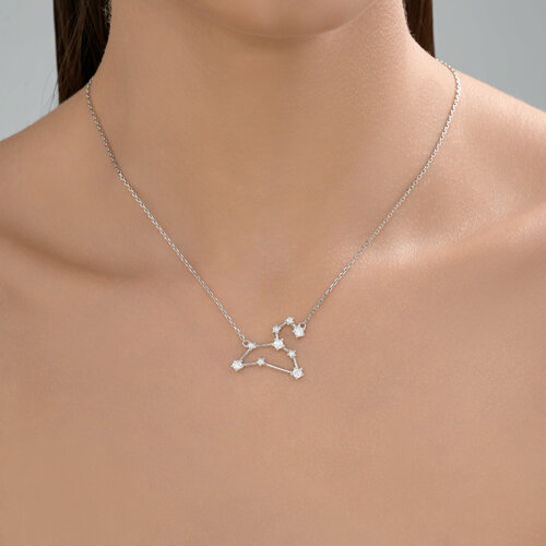 Колье из серебра с фианитами из серебро — вид 3