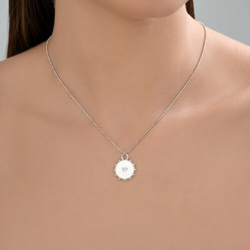 Колье из серебра с эмалью из серебро — вид 4